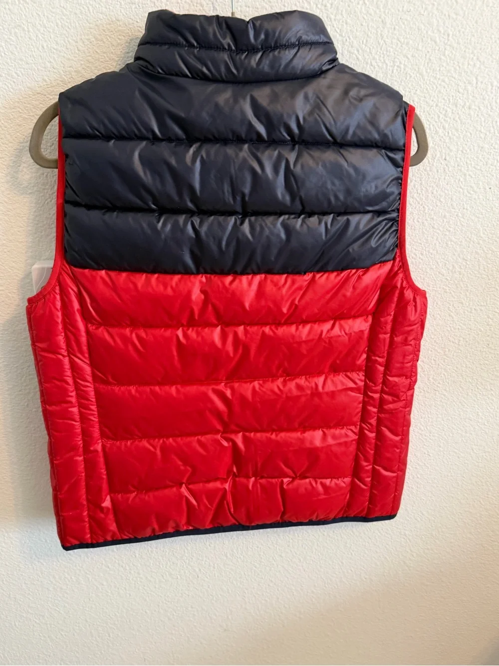 Men's Nautica Red Quilted Jacket Interior